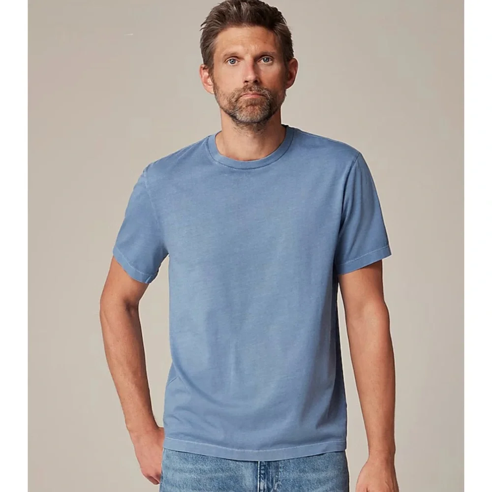 NWT J. Crew Broken-in T-shirt Short Sleeve Crew Shade Blue